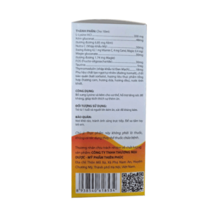 Siro ZinC Plus Việt Nhật bổ sung Lysine, kẽm, vitamin C và khoáng chất, hỗ trợ tăng đề kháng, cải thiện biếng ăn cho trẻ từ 1 tuổi, vị trái cây dễ uống.